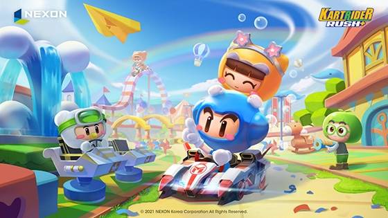 넥슨의 모바일 게임 카트라이더 러쉬플러스. 넥슨 제공