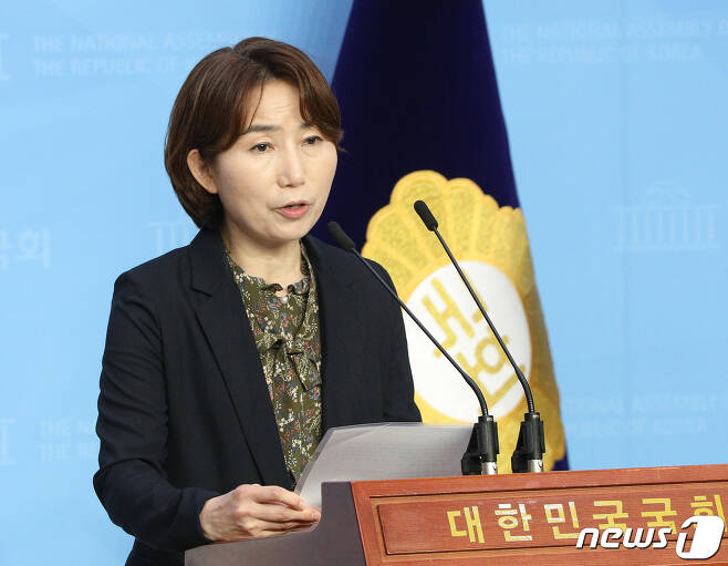 안혜진 국민의당 대변인. 2020.5.19/뉴스1 © News1 신웅수 기자