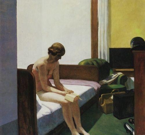 출처: Edward Hopper, 〈The Hotel Room〉(1931)