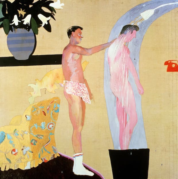 출처: Domestic Scene Los Angeles (1963), David Hockney ｜apollo-magazine.com