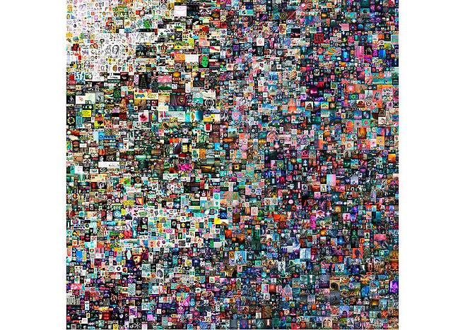 출처: 현존하는 작가의 작품 중 3번째 높은 거래액에 팔린 디지털 아티스트 비플의 작품 ‘매일: 첫 5000일’
