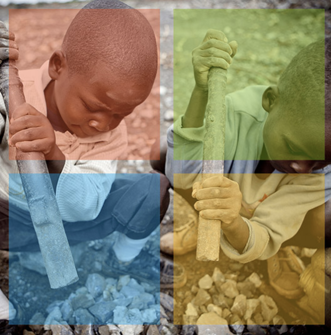 출처: 배터리 원료인 코발트를 채굴 중인 콩고 아동./사진=암네스티
