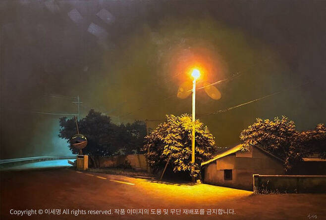 출처: 박지혜 <the night6> 캔버스에 유채 80x116cm (50호), 2020