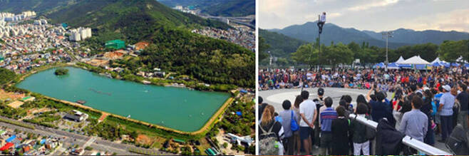 출처: 대구의 대표 축제 '수성못 페스티벌'이 열린 날, 수성못을 가득 메운 인파 / 수성구청