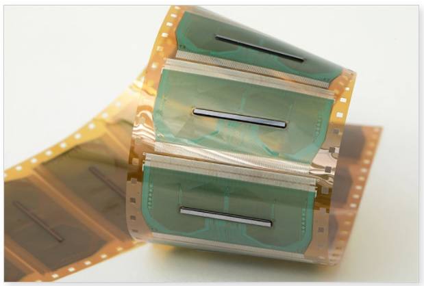 엘비루셈이 후공정 작업을 맡고 있는 COF(Chip on Film) 사진(출처: 엘비루셈 홈페이지)