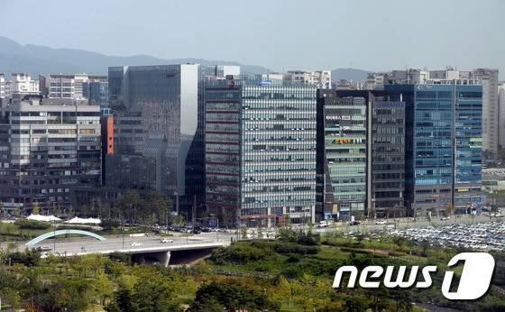 판교 테크노밸리 전경. © News1 안은나 기자