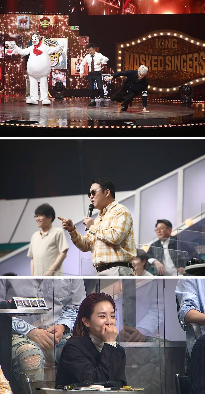 In the King of Mask Singer, which will be broadcast on the 6th (Sun), the top model will be the top model in the third consecutive victory, the Emerald of May, and the stage of four masked singers who play Top Model to her.This week, Park Nam-jung of 90s Dance Legend and BamBam from Performance Stone God Se7en will draw attention by playing dance battle at King of Mask Singer stage.They are shooting a masked singers dance personal support, and the music begins and makes the judges eyes widen with a passionate dance.BamBam melts the judgment section The Earrings of Madame de... at once with the idol-like dance, and Park Nam-jung draws applause from fellow judges with still-dead dance.Indeed, they are interested in who is the Identity of a masked singer who makes the studio hot with a dance stage and decorates a beautiful dance stage with them.Meanwhile, Sandara Park, the love of King of Mask Singer, falls in love again last week.After seeing a masked singers stage, she said, I am completely in love with him.I even thought I wanted to marry her. She flips the studio over with a bomb comment.), MC Kim Seong-joo asked, Are you trying to change your eardrum boyfriend by taking a break without Lee Joo-hyuk? And she laughed with a cute answer It is an opportunity to change now.I wonder who is the Identity of the masked singer who captivated Sandara Park, and what stage and charm will bring the Earrings of Madame de....In addition, Legend Rock Ballader Cho Jang Hyuk can not shut up with his admiration for the stage of the masked singer who covered his song.After seeing the stage of the masked singer who sang his song, he applauded, saying, I have been thrilled all over my body for a long time. He said, I feel emotion is rising.Identity of the masked singer who impressed Cho Jang-hyuk is expected to be the one who will decorate the stage with the song of Cho Jang-hyuk, the famous song maker.The stage of the masked singers will be confirmed at the King of Mask Singer tomorrow evening at 6:20 pm, which will block the three-game winning streak of the May Emerald and her three-game winning streak.iMBC  Photos Offered: MBC