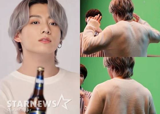 방탄소년단 정국, 상큼 미소 성난 등 근육 '상남자 JK'