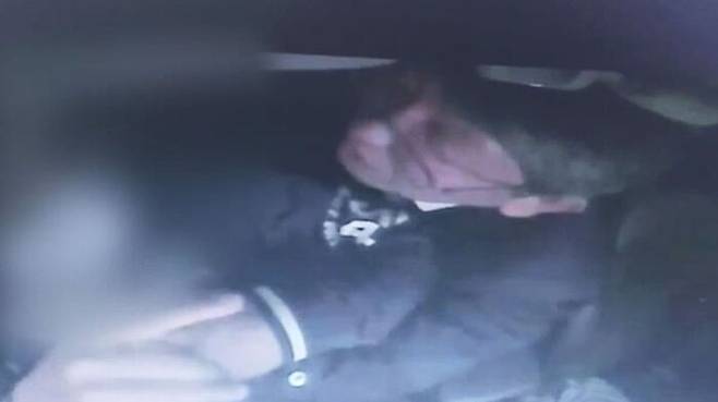 당시 블랙박스 영상 화면