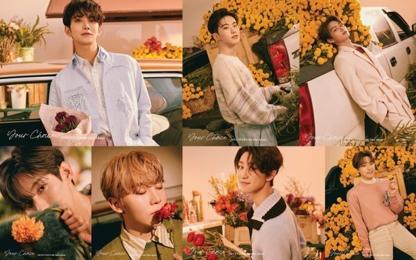 The first official photo of the mini-8th album of group Seventeen (S.Coups, Yoon Jeonghan, Joshua, Jun, Hoshi, Wonwoo, Uji, Diet, Kim Mingyu, Dogyeom, Seung Kwan, Vernon, Dino) took off the veil.Pledis Entertainment, a subsidiary company, first unveiled the ONE SIDE version of its mini 8th album Your Choice and group official photo through the official SNS channel of Seventeen today at 0:10 on the 10th, raising expectations for a comeback.The public official photo, Seventeen, depicts the maturity of the Seventeen table with a variety of charms in a thickened mood.Set in flowers, Seventeen has created 13 different charms and loveliness, and warm and romantic sensibility has made even those who see it smile.In particular, Seventeen has been immersed in their infinite charm by creating a unique atmosphere with a more mature and bright visual that fits the title song Ready to love of the mini 8th album Your Choice.I dream of love (I dream of love), Moments Of Falling In Love, and Get Ready to love With Us? (The moment you fall in love, are you ready to love with us?)After giving a message about love, Seventeen was at the peak of his interest in the story to be conveyed through music through the Mini 8.Seventeen will talk about various moments of love that can be encountered in life through the 2021 Power of Love project and will fill 2021 with frank and colorful feelings of love. He will continue his narrative with his mini 8th album Your Choice following Wonwoo, Kim Mingyus Bittersweet ...Seventeen has appeared in double million sellers with the mini-7th album Hinsing Rae and special album ; [Semicolon released last year, followed by American talk shows James Corden Show, Kelly Clarkson Show and Ellen DeGeneres Show, so it is noteworthy that the record march to be presented as the mini-8th album will be highlighted.On the other hand, Seventeen will release the mini 8th album Your Choice on June 18th.