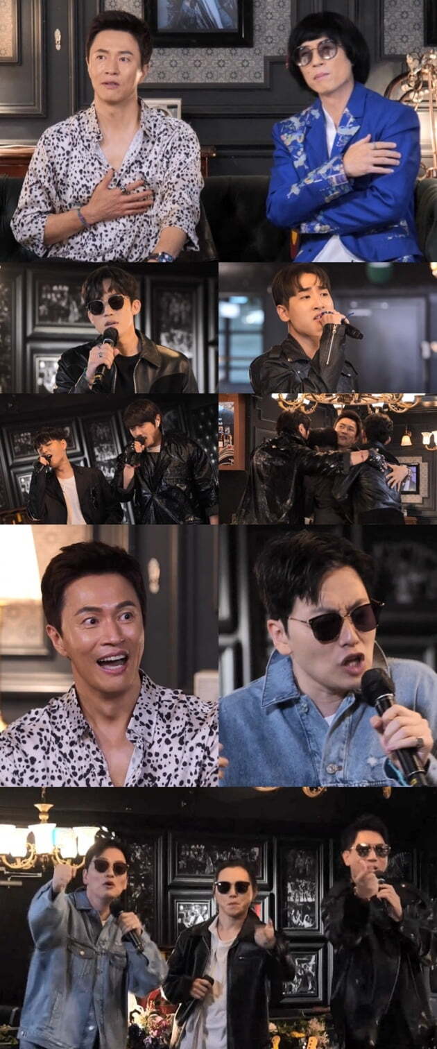 Hangout with Yoo MSG Wannabes surprise unit formation scene is revealed.With cross-collaboration of members of the normal motivation and M.O.M members, the combination of new members raises expectations.MBC Hangout with Yoo, which is broadcasted on the 12th, will create a new unit of MSG Wannabe.It is expected that it will be a time to confirm MSG Wannabes new voice harmony that has not been seen until now by forming a different unit rather than the existing normal motive and M.O.M team.Kang Chang-mo (KCM) - Jung Gi-seok (Ssamdi) - Lee Sang Yi - Park Jae-jung will give Kim Jung-min the Golden Cup in 1994 and will give a new style of sad covenant ceremony with deep ties during the MSG Wannabe joining process.In the public photos, members who completed the Kim Jung-min style with leather jackets and sunglasses gather attention.Kim Jung-min and Yuyaho are holding their hearts on their stage, and Kim Jung-min is also on the stage to hug the members.In the meantime, Staroo - Ji Suk-jin - Yi Dong-hwi - Wenstein presents a 180-degree different stage with Boom Boom.The Boom Boom Boom, a dance song that can not be found in Kim Jung-mins legend song, is a key point that does not stop from the beginning to the end.The members showed the Mukchipa dance to the step and captured the stage.In particular, Yi Dong-hwi is a Cheongcheong fashion that showed 100% synchro rate with Kim Jung-min stage in the past, and made the scene into a crucible of enthusiasm with perfect voice and dance.The surprise stage of MSG Wannabe members, who were born as a new unit rather than a normal motive and M.O.M team, can be confirmed through Hangout with Yoo broadcasted at 6:30 pm on December 12.a fairy tale that children and adults hear togetherstar behind photoℑat the same time as the latest issue