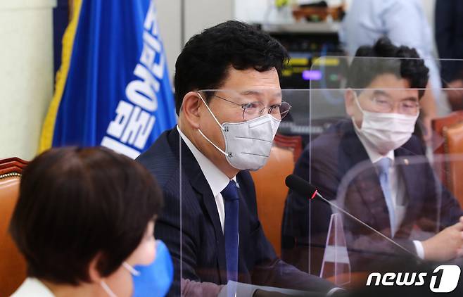 송영길 더불어민주당 대표2021.6.14/뉴스1 © News1 구윤성 기자