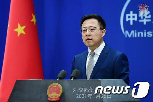 자오리젠 중국 외교부 대변인 (중국 외교부 홈페이지) © 뉴스1