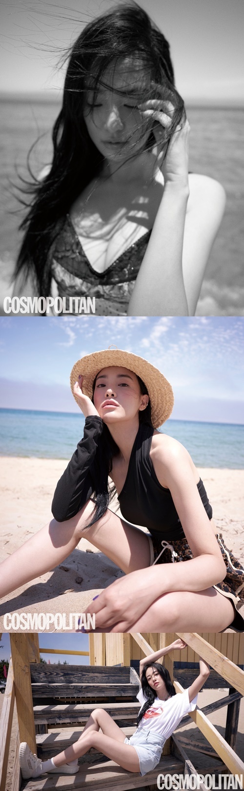 Actor Lee Joo-yeon has released a July issue photo with fashion magazine Cosmopolitan.Lee Joo-yeon showed Summer fashion, which is suitable for the modifier Goddess, which is usually a plain clothes in this picture taken in Yangyang Surf Beach, Gangwon Province.Lee Joo-yeon in the public picture perfectly digested various styles using Summer items and showed off the picture goddess aspect.He showed off his style of Summer, full of fresh charging, by matching the print T-shirt of the esthetic mood, the bag of logo straps to the green color top and skirt, and the navy bag with points on white knit and short pants.On the other hand, the white denim top and layered jewelery were styled with modern hobo bags resembling petals, showing off the feminine atmosphere without regret.Meanwhile, Lee Joo-yeon recently appeared in Civilization Express as an after school complete.