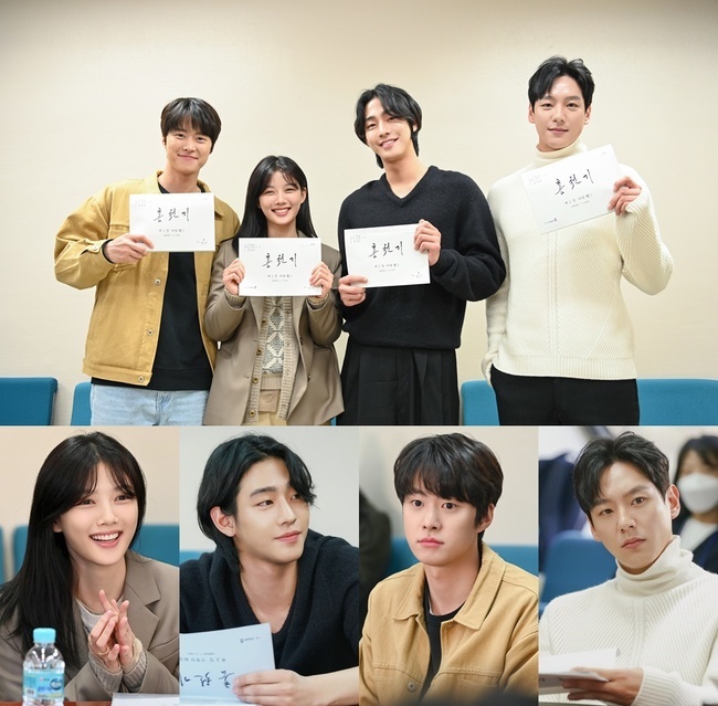 Time Hunggi Actors burst Chemie Poten from the first script reading.The SBS New Moon TV drama Timmy Hung (directed by Jang Tae-yu/playplayed HAEUN/production studio S, Studio Tae-yu), which will be broadcasted first in August, unveiled the script reading scene, which was filled with fantasy synergies of popular actors such as Kim Yoo-jung, Ahn Hyo-seop, Resonance, and Kwak Si-yang.Timmy Hung is a fantasy romance historical drama drawn by a woman with a divine power, Timmy Hung, and a red-eyed man Haram who reads the constellation of the sky.Based on the same name novel by Jung Eun-kwol, the author of The Sun with the Sun and the Sungkyunkwan Scandal, the drama is adapted to the audience in the background of the Dan Dynasty of the The Age.Director Jang Tae-yu, who hit Hiena, You from the Stars, Deep-rooted Tree, and Wind Garden, will direct and complete the beautiful visual beauty.In the reading of the Time Hunggi script last November, actors such as director Jang Tae-yu, HAEUN writer and production team Kim Yoo-jung, Ahn Hyo-seop, Resonance, Kwak Si-yang, Jang Hyun-sung, Kim Kwang-kyu and Moon Sook gathered together to meet the first Acting co-work.Actors co-work, immersed in their respective roles, shone from their first meeting.First, Kim Yoo-jung perfectly depicted the figure of Timmy Hung, a female painter with a genius painting ability.Kim Yoo-jungs Hot Summer Days, which has created the charm of Timmy Hung, has been energized by the reading scene.Kim Yoo-jung was expected by both the historical fairy down-strong acting ability and the character analysis ability.Ahn Hyo-seop, who emerged as the 20th representative actor, revealed his unique presence as a man who reads the constellation of the sky.Ahn Hyo-seop, who painted the red-eyed haram beautifully and strangely, predicted a new life character with charming acting.Yang Myung Dae-gun, a genre-loving artist who loves art, was in charge of resonance that is building filmography across movies and dramas.Resonance is expected to transform into a Yangmyeong Daegun, which likes poetry, poetry, and anger and has a romantic qualities, and captures the womans heart.Kwak Si-yang played the role of the main character who dreams of the throne and revealed a heavy charisma.Kwak Si-yang, who has been transforming into an Acting transformation with a force that he had never seen before, predicted his role as a role to inspire tension in the drama.In particular, Kim Yoo-jung, Ahn Hyo-seop, and Resonance captured the scene by showing fantasy chemistry from the first meeting.It is the back door that the three actors Hot Summer Days and Simkung Chemi, who unfold the story in the script as if they were drawing pictures, have raised expectations for Time Hunggi.In addition, actors such as Jang Hyun-sung, Kim Kwang-kyu, and Moon Sook, who have solid acting skills, added the heavyness of the drama and made the heat of the scene even hotter.