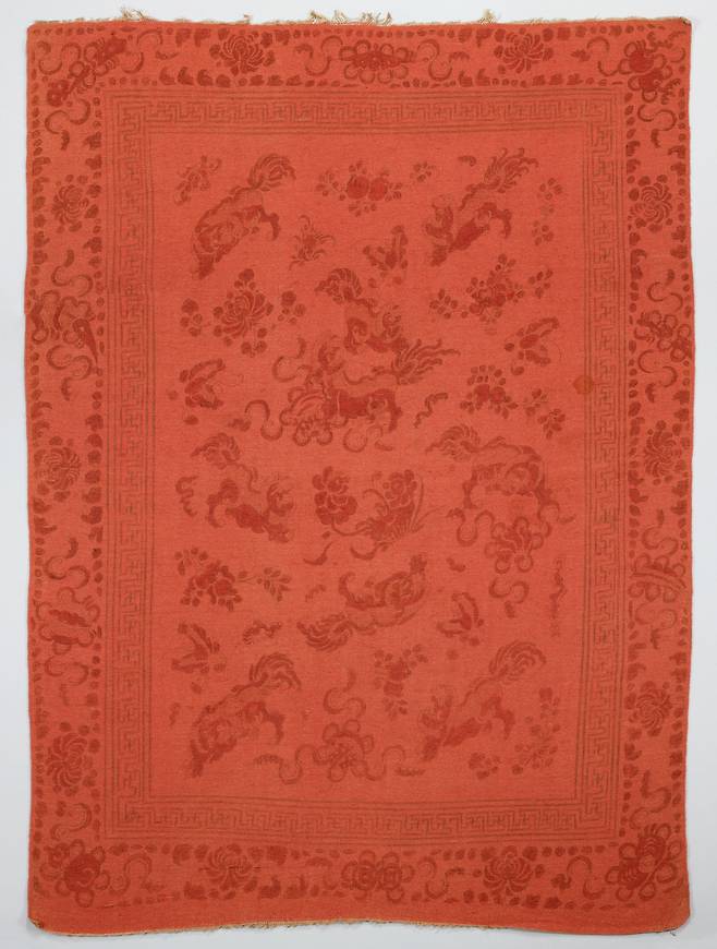 우리의 전통 카펫 ‘사자와 꽃무늬’