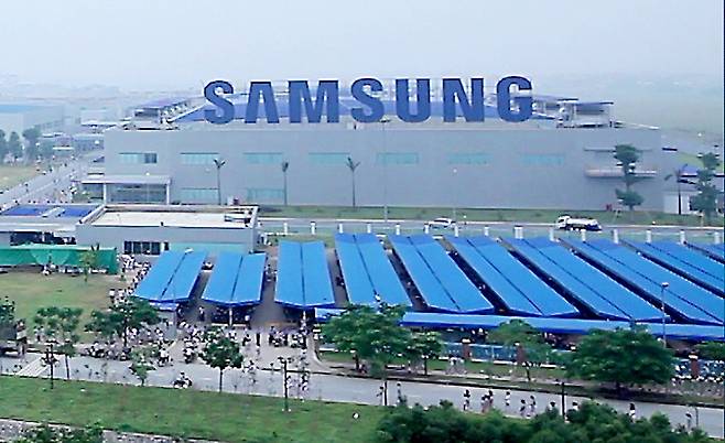 베트남 하노이 북부 박닌성에 위치한 삼성전자 스마트폰 생산 공장. /사진 제공=삼성전자