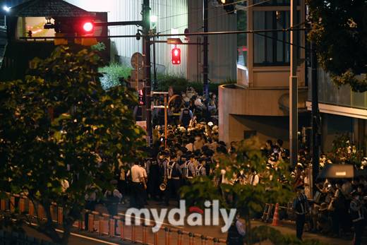 ▲ '도쿄올림픽 개막을 반대하는 시위대'