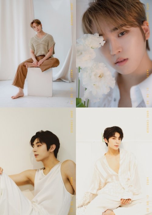 Woollim Entertainment, a subsidiary company, posted Golden Child Regular 2nd album Game Changer Bae Seung-min and Wys Individual Photo on the official SNS channel at noon on the 25th.Bae Seung-min and Wai in the indie visual photo emanated a natural charm in white and beige tone costumes in a calm atmosphere.The two perfect visuals shine and remind me of a luxurious and sophisticated picture.In particular, Bae Seung-min wore a white shirt and a pure styling with a flower covering one eye, and he had a dreamy yet classic sensibility.Wie, who boasted a subtle sexy through sleeveless costumes, stared at the front with her languid eyes and made her eyes unable to take off.Golden Child, who has been preparing for a full-fledged comeback with 10-color indie visual photos, opens up a variety of teasing contents sequentially and continues to heat up the heat.Golden Child announces Regular 2nd album Game Changer in about 6 months and announces a colorful comeback.Game Changer is an important person or event that can completely change the game of results or flows in anything, and it is an album of Golden Childs confidence.Golden Child will show music and performances that will change the landscape of K-pop like the album name that feels aspiration and passion.Golden Childs Regular 2nd album Game Changer will be released on August 2 at 6 pm on various music sites.Photos from Woollim Entertainment