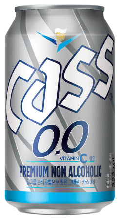 오비맥주 비알코올 음료 ‘카스 0.0’.(사진=오비맥주)