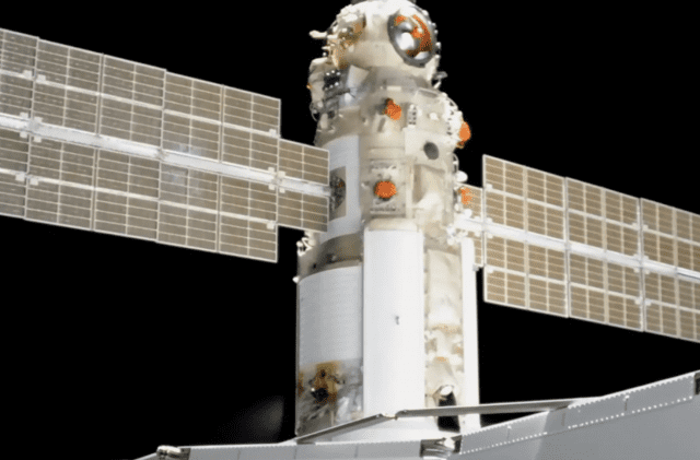 러시아 다목적 모듈 나우카. (사진=러시아 연방우주국)