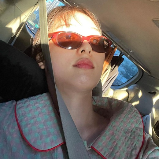 Actor Kim Bo-ra has shown off her unique fashion.Kim Bo-ra told his Instagram on the 30th, Busan Aunt always presents me something.On this day, I posted two photos with the article Sunglass and bag...Kim Bo-ra is in the car in the picture, blank-faced, wearing a unique framed red sunglass that his aunt Grandmas Boy gave him as a gift.His eyes were reflected in the sunlight coming through the windows, and the atmosphere was languid.In the ensuing photo, Kim Bo-ra looked even more natural.Dressed in a check pattern costume with a pajama design in a plain appearance without a toilet, he showed off his youthful charm by posing V.Kim Bo-ra, who completed his own fashion world by matching unique sunglass and clothes.The netizens who saw this commented, It looks good too. But... Is it pajamas?, My sisters digestive power is the lower world, and I love you Kim Bo-ra.Meanwhile, the horror movie Oxy Station Ghost, which Kim Bo-ra confirmed, is scheduled to open in 2022.