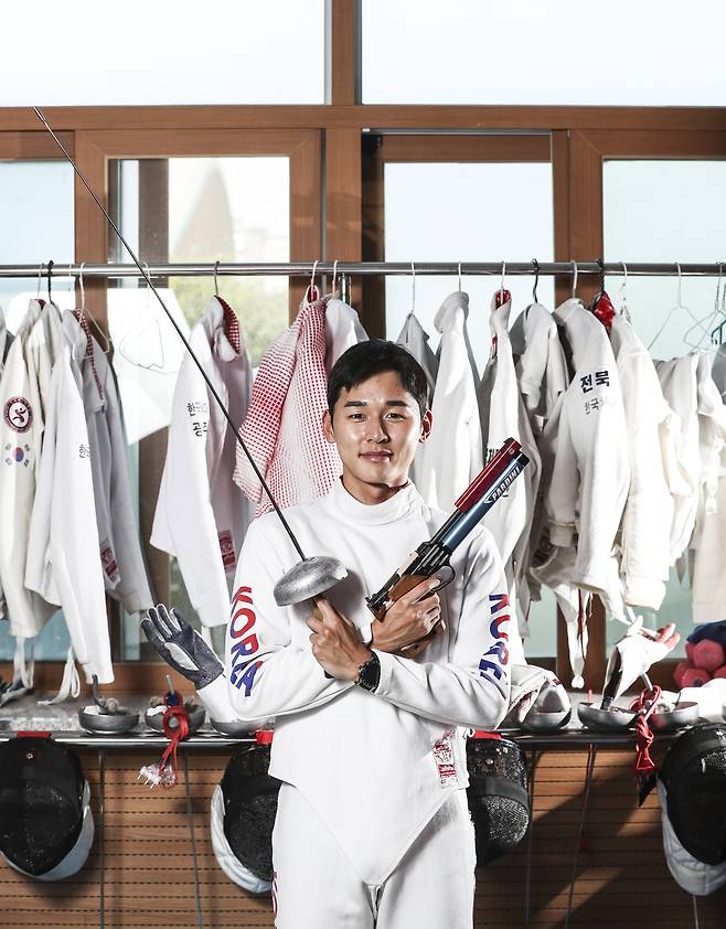 도쿄올림픽 근대5종 국가대표 전웅태. 김경록 기자