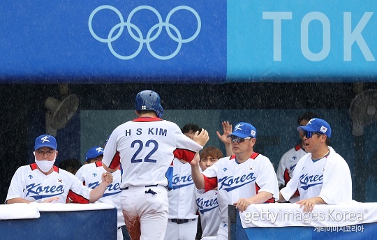 일본 및 미국 대표팀과 비교해 한국 대표팀의 대회 준비가 완벽했는지에 의문이 붙는 장면이 자주 나왔다(사진=gettyimages)