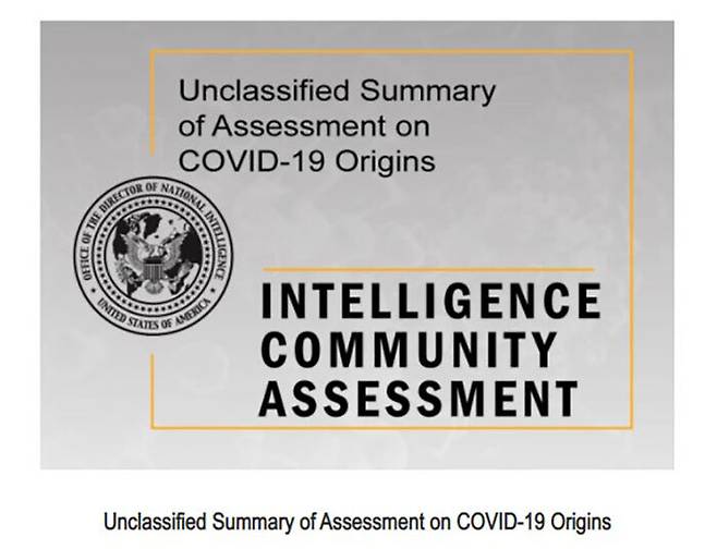 미국 국가정보국(DNI)이 27일 공개한 코로나19 기원 재조사 보고서 요약문