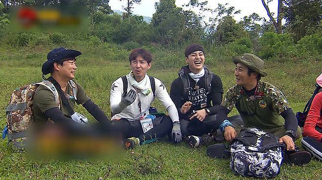 정글의 법칙 방송화면