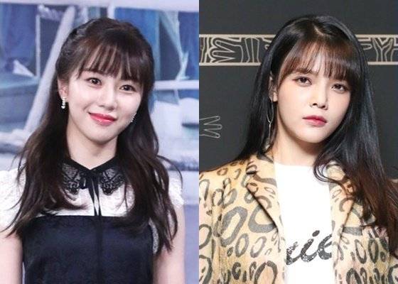 AOA 출신 권민아, 지민(오른쪽)/사진=뉴스1