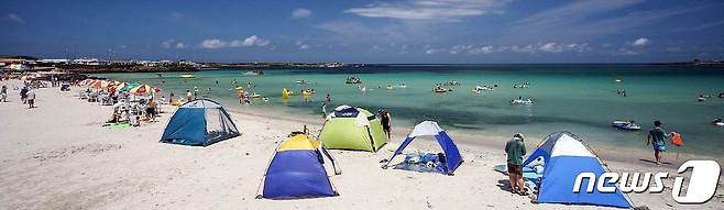 우도 하고수동 해수욕장(제주관광공사 홈페이지 갈무리).© 뉴스1