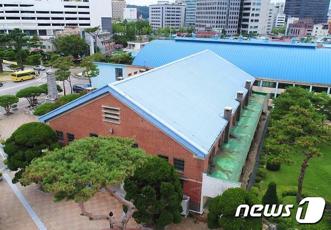 전주고등학교 소강당(전주시청 제공)© 뉴스1