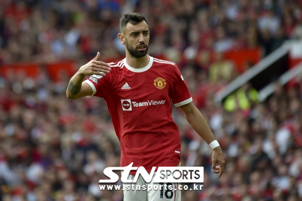 맨체스터 유나이티드 공격형 미드필더 브루노 페르난데스. 사진|뉴시스/AP