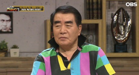 OBS 경인TV ‘나는 전설이다2’ 출연 당시 윤양하씨. 방송화면 캡처