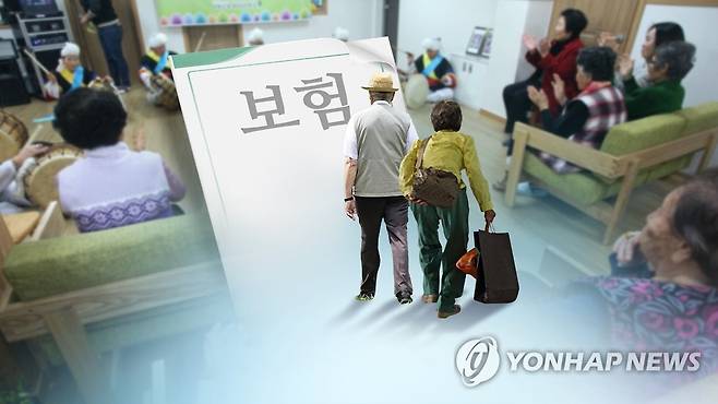 내년 노인장기요양보험료율 12.27% (CG) [연합뉴스TV 제공]