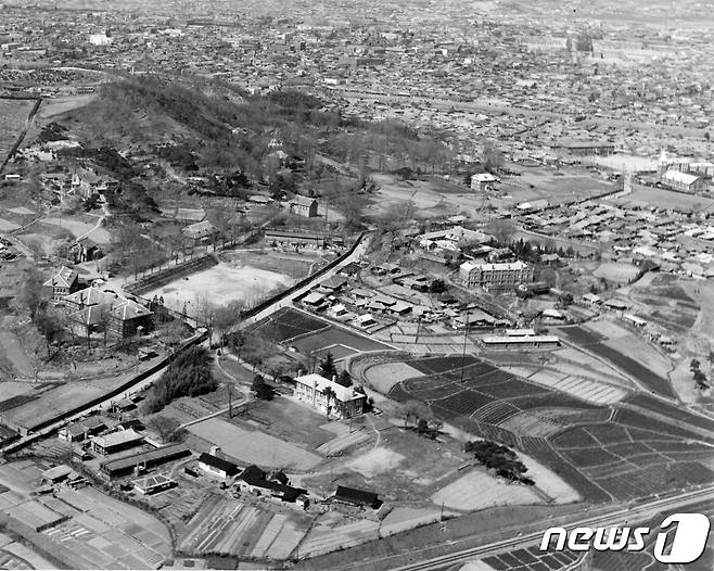 1962년 3월 광주제중병원 모습.(광주기독병원 제공)© 뉴스1