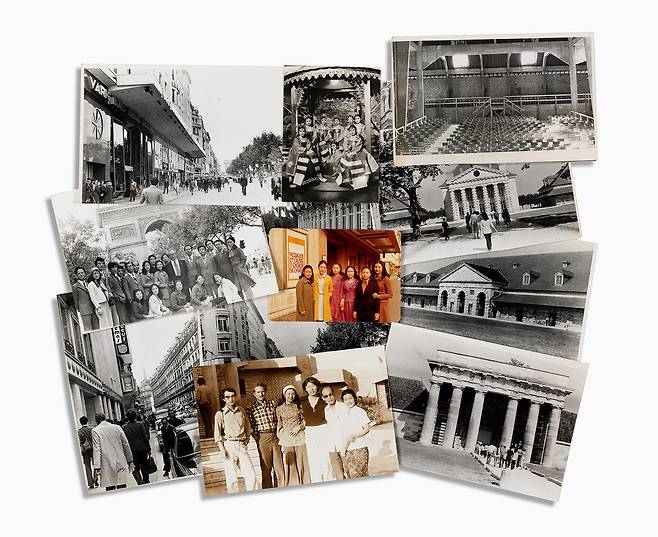 1973 국립국악원 유럽순회공연 기념사진