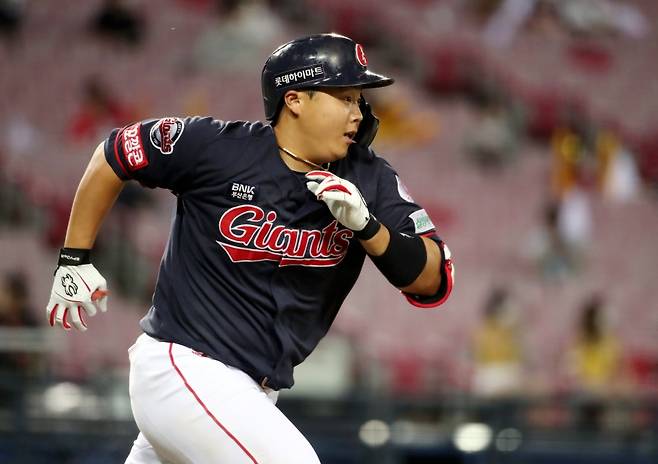 ▲ 롯데 자이언트 내야수 한동희 ⓒ연합뉴스