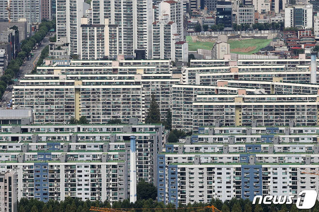 서울 강남구 일대 아파트 단지의 모습.(사진은 기사 내용과 무관함) / 뉴스1 © News1