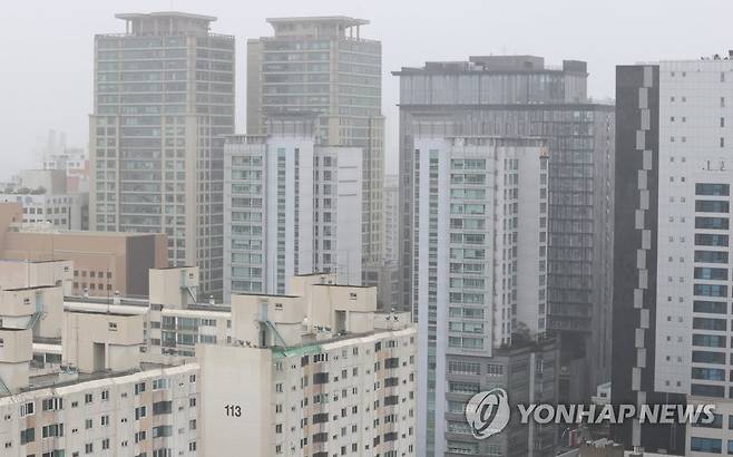 오피스텔이 몰려 있는 서울 마포구 공덕동 일대의 모습 [연합뉴스 자료사진]