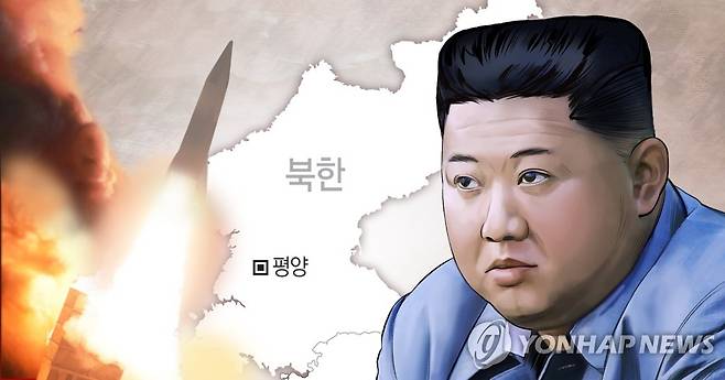 북한 미사일 발사(PG) [정연주, 박은주 제작] 사진합성·일러스트