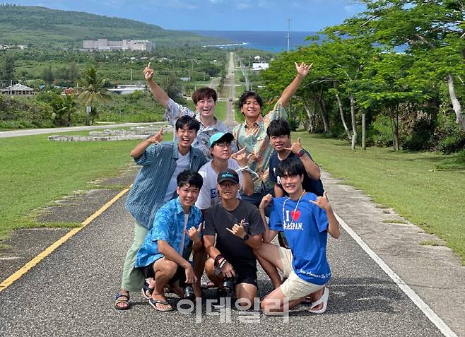 한국의 유일한 트래블버블 지역인 북마리아네 제도(사이판) 사전답사 팸투어 참가자들. (사진=마라아나관광청)