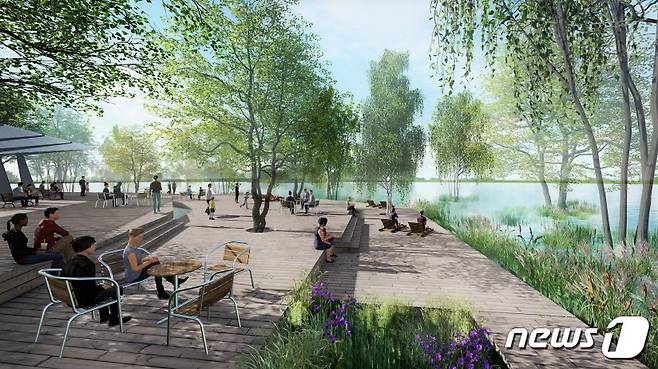 백석호수공원 예상도© 뉴스1