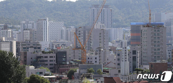 서울 시내의 오피스텔 밀집 지역 모습. © News1 임세영 기자