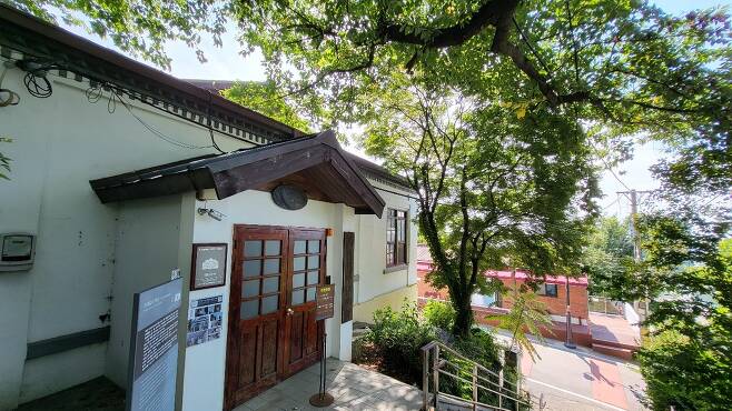 Entrance to Jemulpo Club, a social club for foreigners in Incheon, was established in 1891. It remained in operation until the Japanese occupation of the Korean Peninsula. (Kim Hae-yeon/ The Korea Herald)
