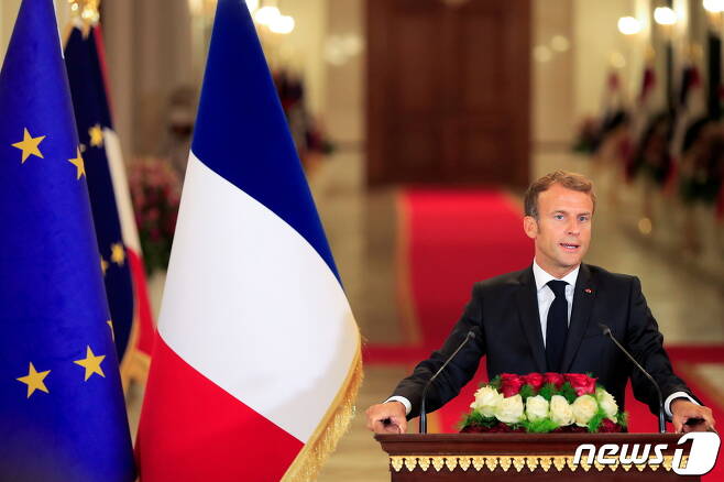 에마뉘엘 마크롱 프랑스 대통령. © 로이터=뉴스1 자료 사진 © News1 정윤영 기자