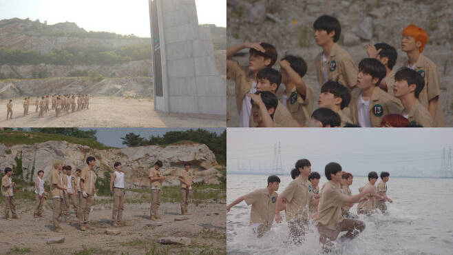 Scenes from MBC’s upcoming survival audition program, “The Wild Idol” (MBC)