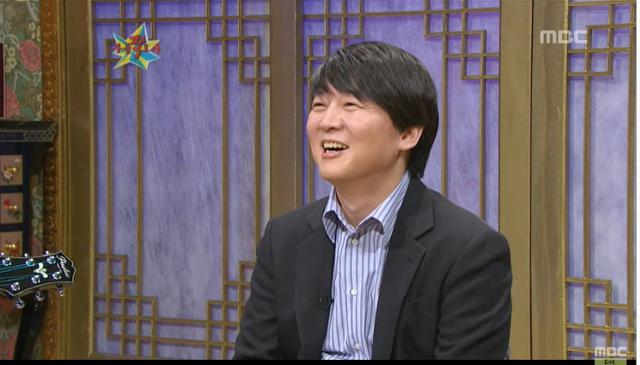 2009년 6월 MBC '무릎팍도사'에 출연해 신드롬을 일으킨 안철수 국민의당 대표. 영상 캡처