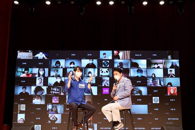 백군기 용인시장이 청년들과 소통하는 시간을 가졌다.(사진=용인시)